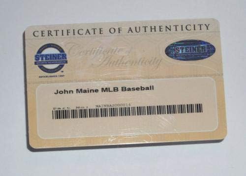 John Maine potpisao je OML bejzbol NY Mets Baltimore Orioles Boston Red Sox Steiner - autogramirani bejzbol