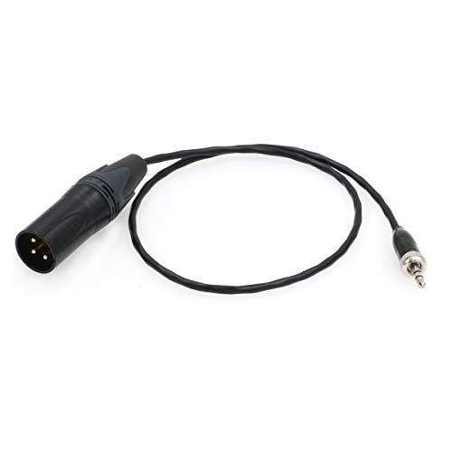 SZRMCC zaključavanje 3,5 mm TRS utikač na XLR 3-pinski muški mikrofoni kabel za Sony UWP-D seriju bežični odašiljač