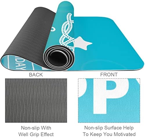 All Purpose Yoga Mat Exercise & amp; podloga za vježbu za jogu, ljetni odmor Anchor Ocean