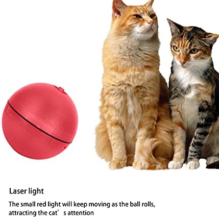 Mačja samo rotirajuća lopta, automatske kotrljajuće mačke elektroničke kuglice za kuglice za mačke za mačiću za smiješnu mačku