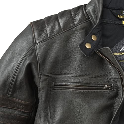 ScorpionExo EXO 1909 Vintage kožna jakna s termičkim oblogom i oklopom