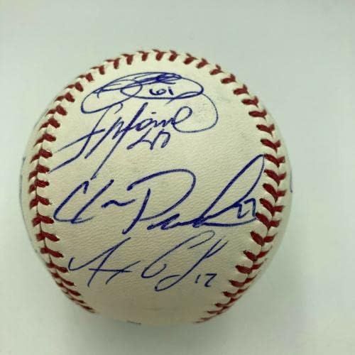 2012 Minnesota Twins Tim potpisao je glavna liga bejzbol joe mauer psa dna - autogramirani bejzbol
