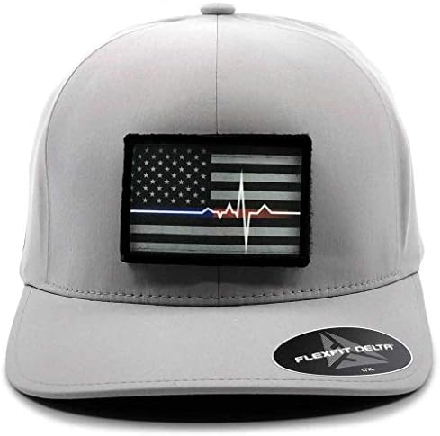 Taktički šešir | Flexfit Delta zakrivljena kapa / bešavne, otporne na znoj | opremljene / 2x3 inča Hook & petlja za pričvršćivanje