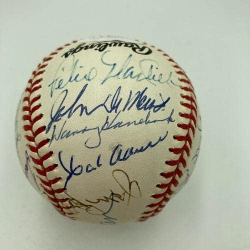1957. Milwaukee Braves World Series TIMP potpisao bejzbol Hank Aaron JSA - autogramirani bejzbol