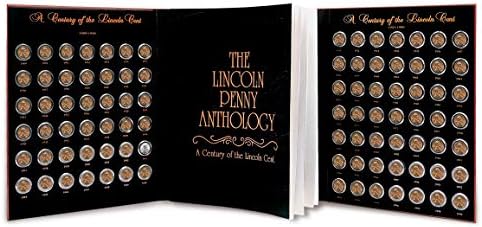 Lincoln Penny Anthology Tabela za kavu 1909 do 1999. pšenični i spomen-centi | Potvrda o autentičnosti | Kolekcionarni novčići 20.