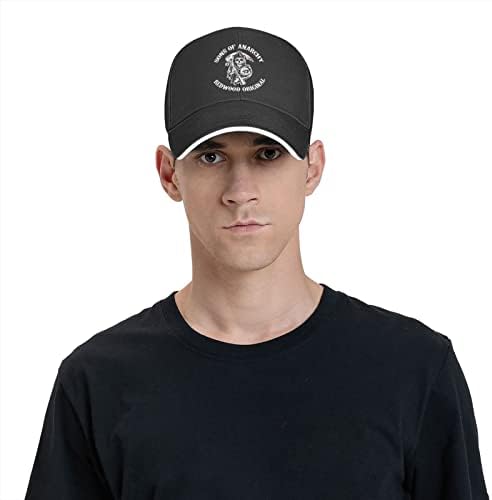 Boutique sinovi anarhije bejzbol kapu CAP-a za kamiondžija za kamiondžija koja se može popraviti ženski kamiondžija