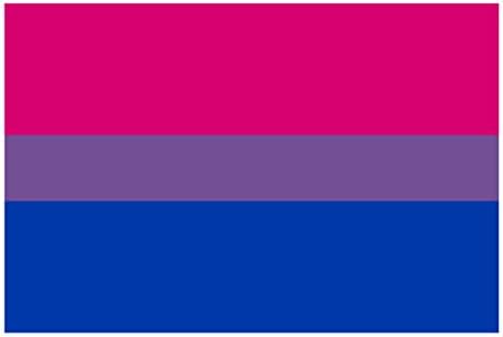 Primjenjivo Pun Bisexual Flag - LGBT praksa Podrška Simbol ponosa - Živa boja vinil naljepnica