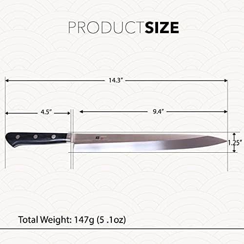 JCK Originalni kagayaki japanski kuharski nož, kg-18 Profesionalni Yanagiba 240mm, VG-1 visoki karbonski japanski nehrđajući čelik
