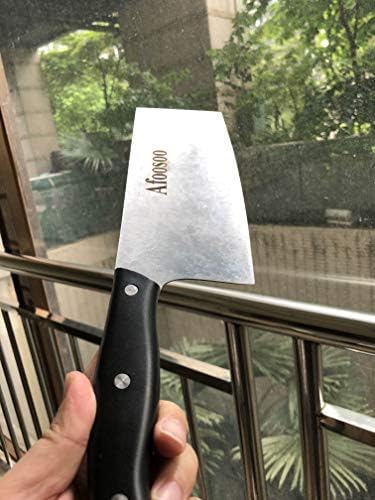 Afoosoo Kuhinjski nož Kineski Cleaver Slice Noževi Micarda Ručak Veliki nož od nehrđajućeg čelika