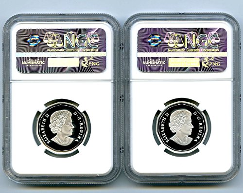 2017 $ 1 Silver Kanada Loonie i Voyageur 30. godišnjica Dokanovi 2-novčića Prva izdanja PF70