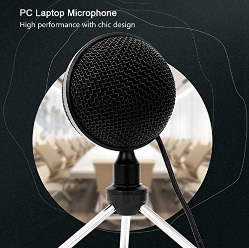 LMMDDP metalni USB kondenzator mikrofon za snimanje za Laptop ili Windows, Prenos Uživo