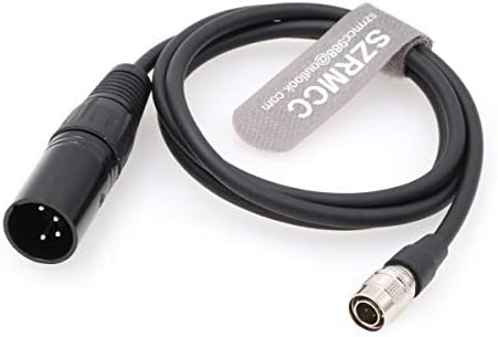 SZRMCC kabel za napajanje za zvučne uređaje Zoom F8 F4 Zaxcom XLR 4 pin muški za hirose 4 pin mužjak