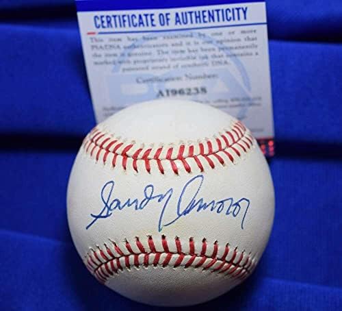 Sandy Amoros PSA DNK Coa Autograph Nacionalna liga Onl potpisan bejzbol - autogramirani bejzbolls