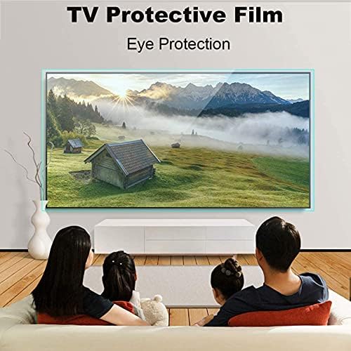 KELUNIS mat zaštita TV ekrana protiv odsjaja, Film sa filterom protiv plavog svjetla za ublažavanje umora očiju Ultra-Clear TV zaštitnik,