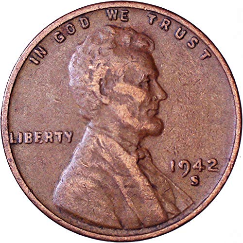 1942. s Lincoln pšenični cent 1C o necrtenom